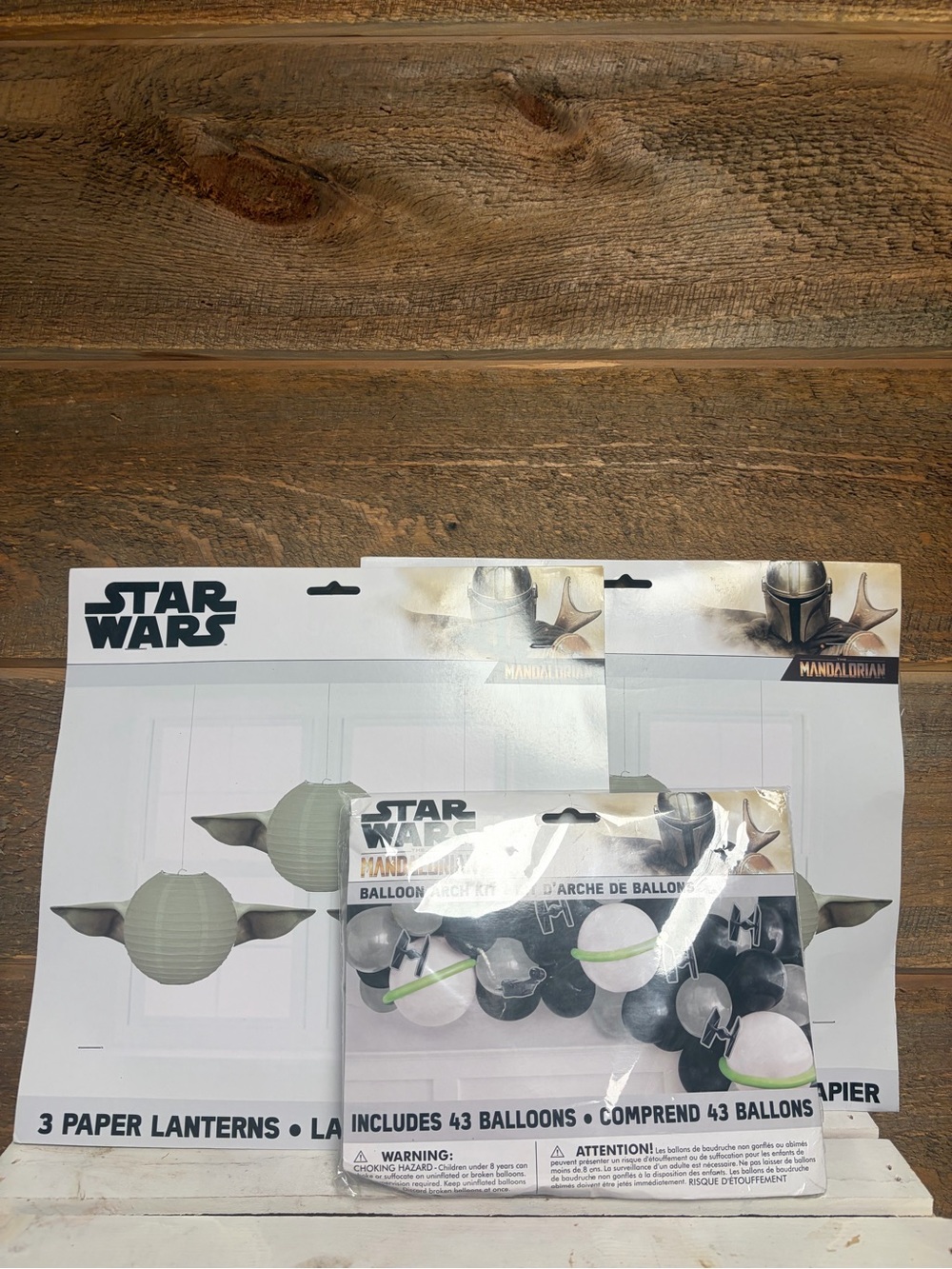 Star Wars The Mandalorian The Child Baby Yoda Party Paper Lanterns Balloons New